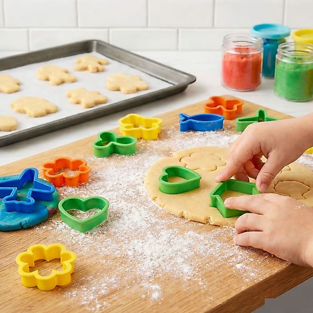 Kit Forminhas Cortador De Massinha de Modelar Escolar Brincadeira