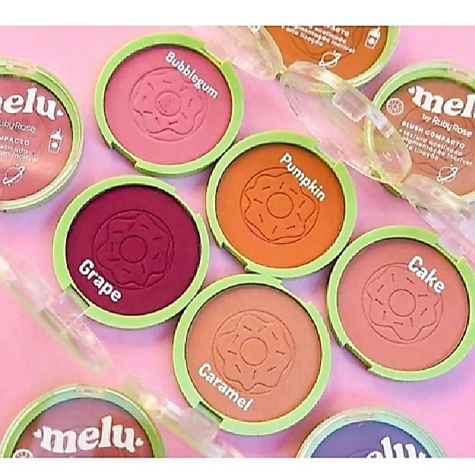 Blush Compacto Melu by Ruby Rose RR-871 - Promoção