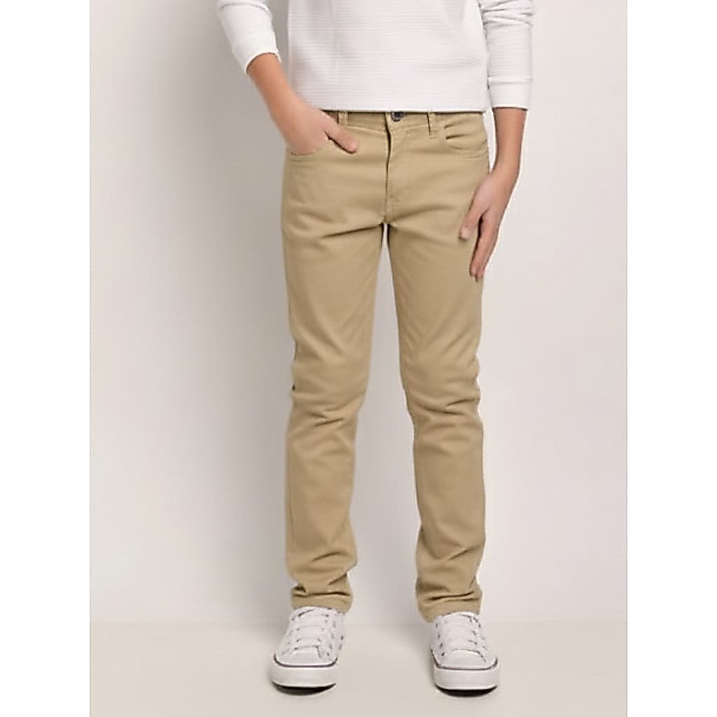 Calça Sarja Infantil Menino Regulagem No Cós Elastano Premium