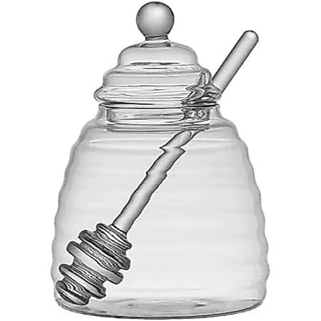 Meleira Colmeia de Vidro  – 300ml Meleira Desing Elegante
