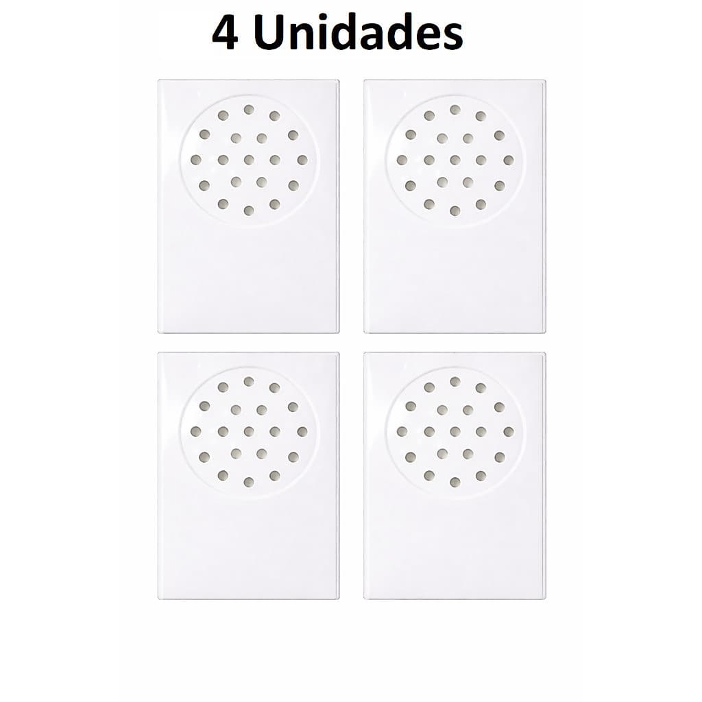 Kit com até 4 Unidades Ralos Falsos para Escoamento Box De Banheiro Inteligente em Plástico DEPLASTI