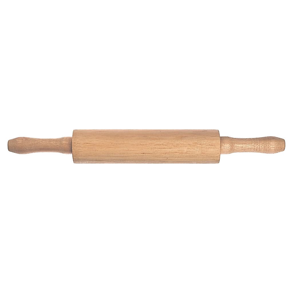 Rolo de Massa Madeira 50cm Profissional Abridor de Massa Pão Macarrão Pizza Confeitaria Não Gruda
