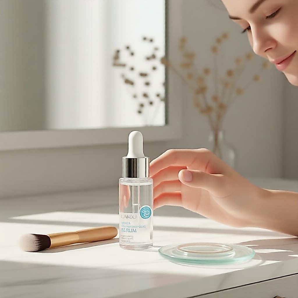 LAIKOU Sérum Facial de Ácido Hialurônico 17ml - Essência Hidratante e Refinadora de Poros para Pele Sensível