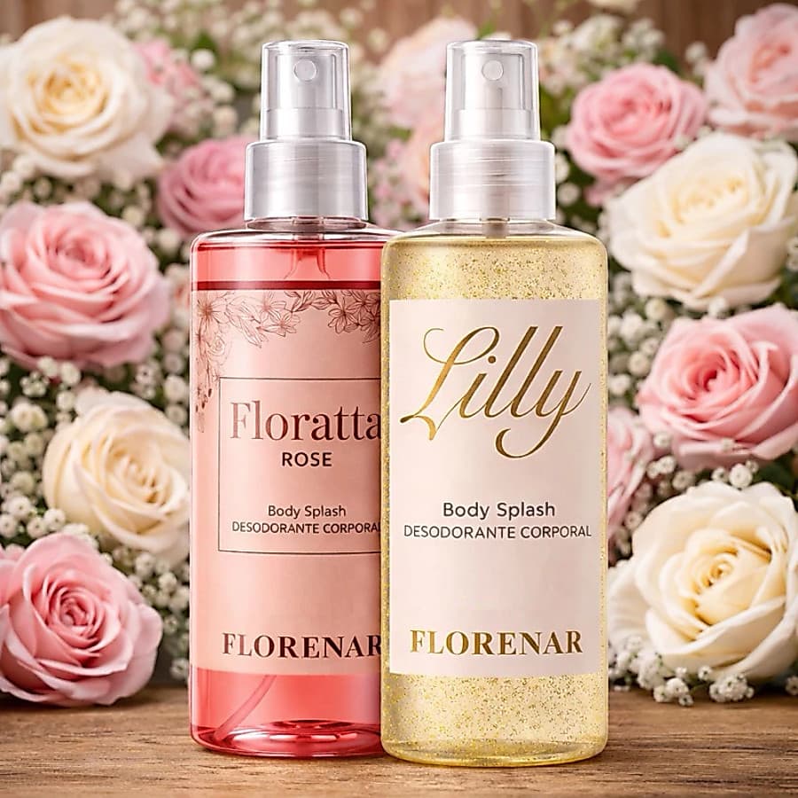 Kit Body Splash Florata Red e Lilli Mulher Cheirosa 100ml Cada