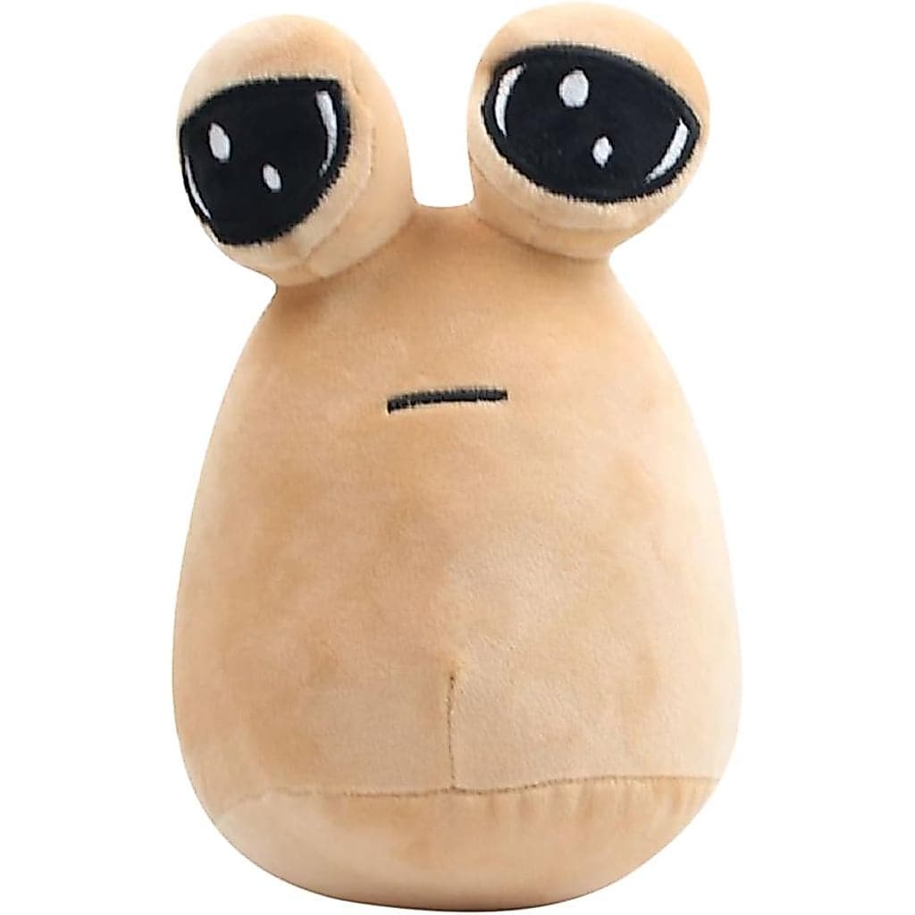 Bonito Pou Pelúcia , Brinquedo De Dos Desenhos Animados Alienígena Boneca Jogo Plushies , Presente De Aniversário Para C