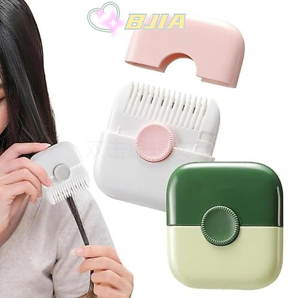 BJIA 2 Em 1 Aparador De Cabelo , Navalha Multifuncional De Borda Dupla Face , Ferramenta De Desbaste Manual Pente De Cor