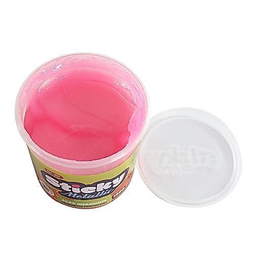 Slime Anti Stress Geleca Brilho Metalizado 130gr Bolinha Divertida Sensorial