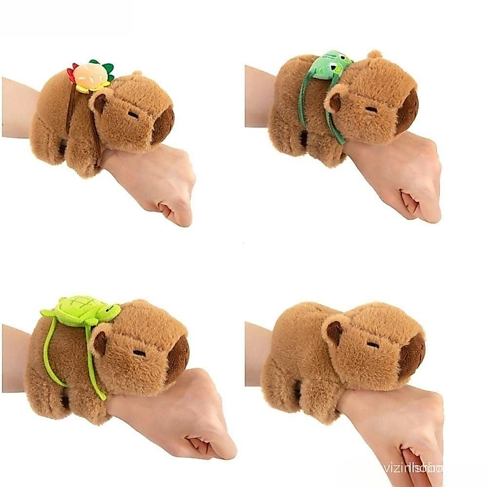Pulseira KODSP Série Capa Boneca de Pelúcia Capivara Pulseira Capa Rosa