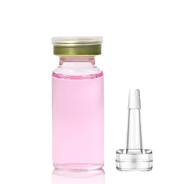 Rosa Líquido Doce Pacote Fino 10ml Clareador Iluminador Calmante Pele Hidratante Hidratante OEM