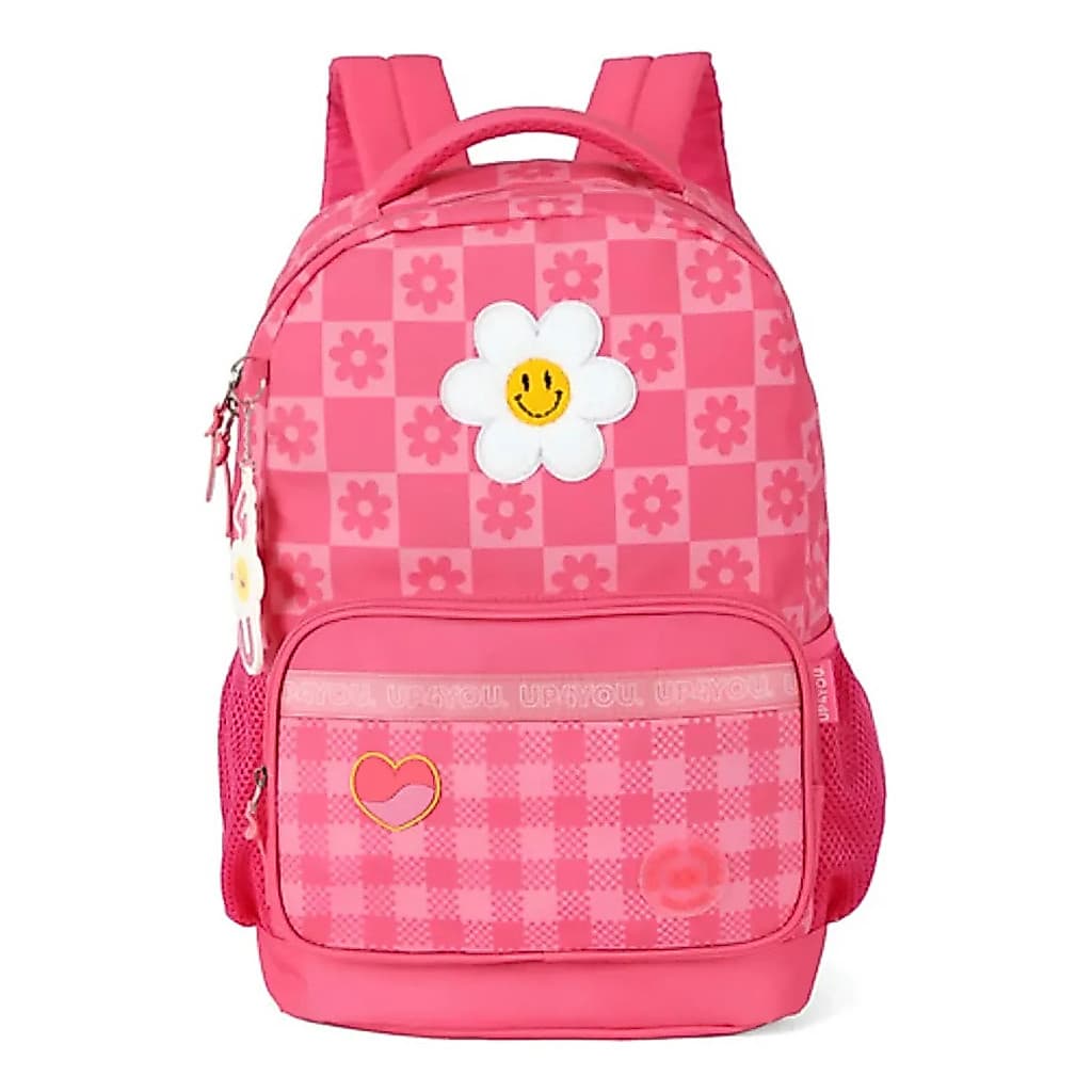 Mochila Escolar Costas Up4you Girasol Luxcel Rosa