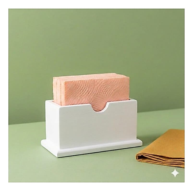 Porta Guardanapo Pvc 5mm Decorativo Premium Elegante Organizador para Mesa Cozinha e Área Gourmet