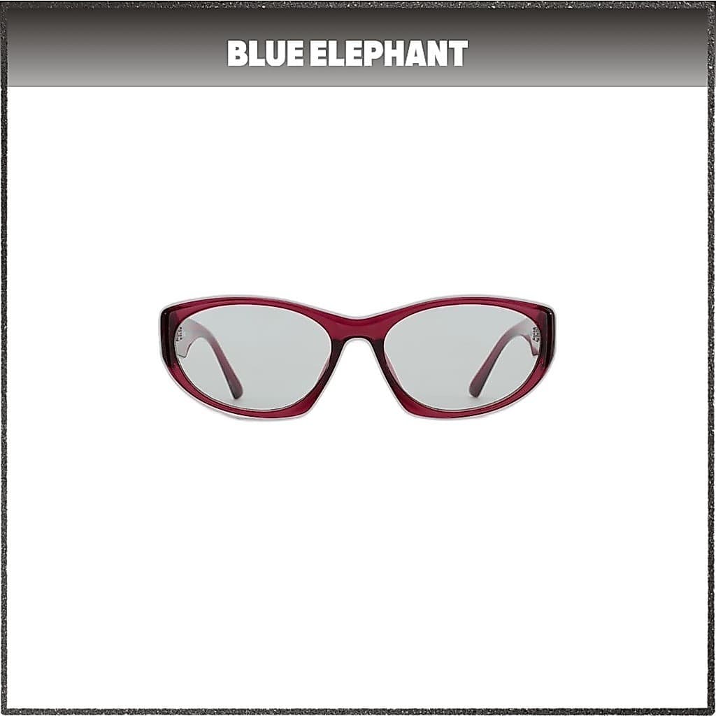 [Elefante Azul] Óculos De Sol Da Moda Coreana BRAT Ameixa/Coreanos/Armação Olho De Gato/100 % Genuíno Por [JOMI_KOREA]