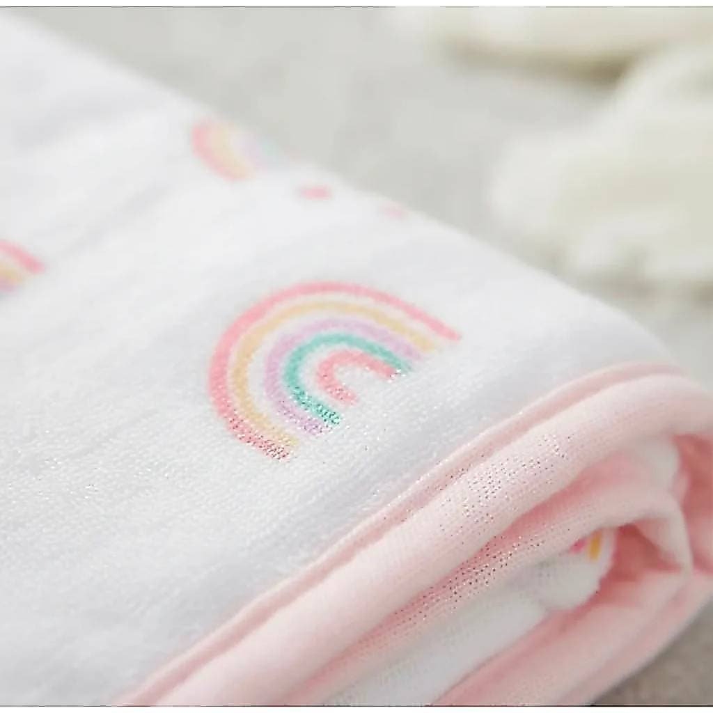 Pano De Boca Bebê Soft 25 X 25 C/ Prendedor De Chupeta Papi - Babete