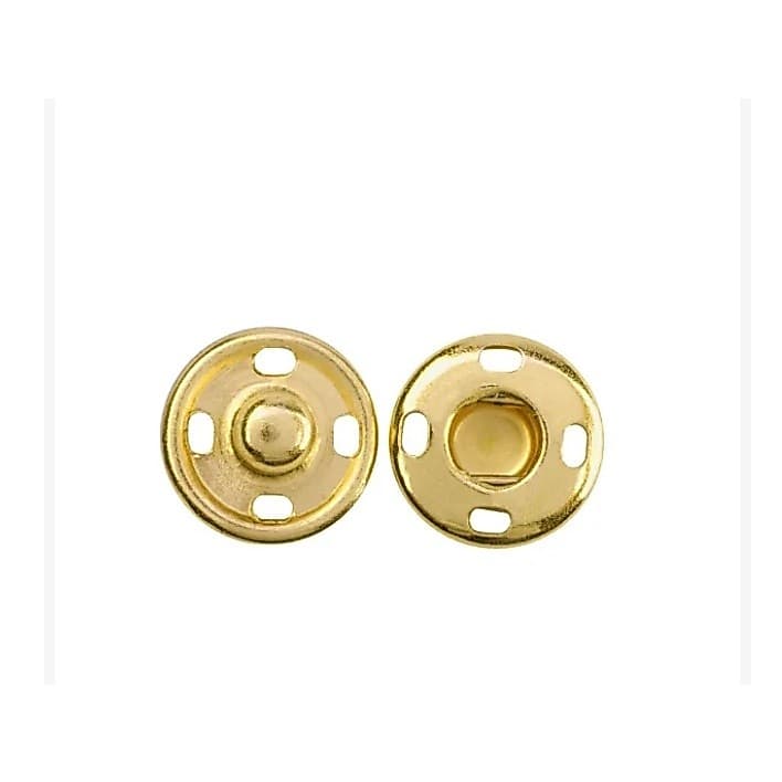 Colchete Pressão Dourado