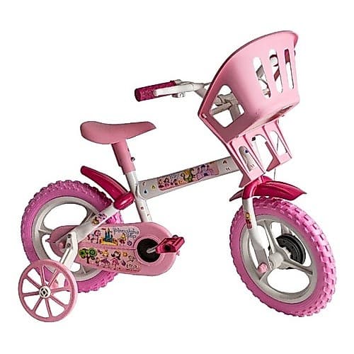 Bicicleta Infantil Princesinhas Aro 12 Styll Baby Henrique Babys