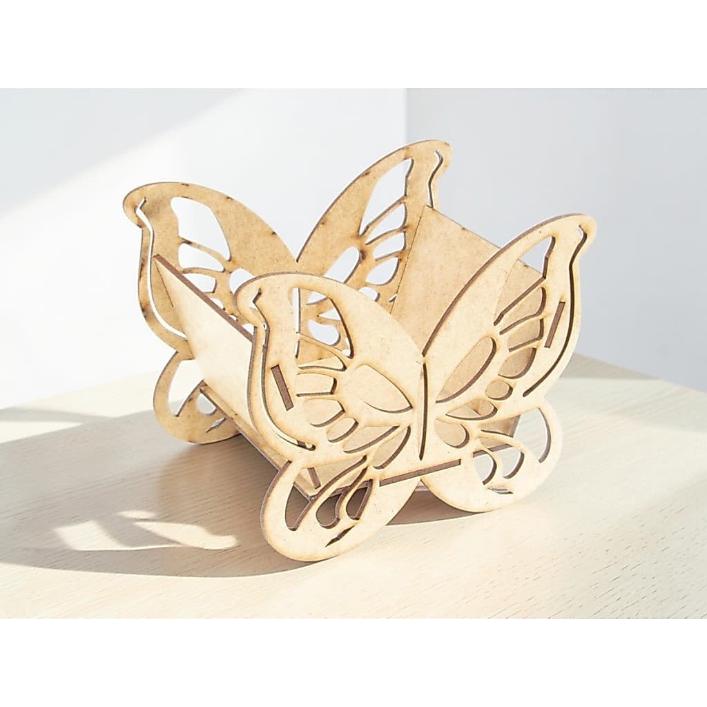 20 Cachepô Borboleta com 12cm Mdf cru Lembrancinha Festas