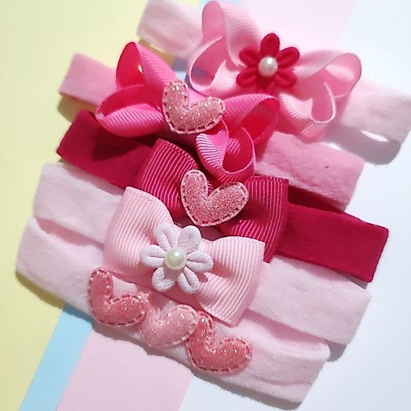 kit 5 lacinhos, KIT AMOR PERFEITO laços de bebê laços Lacinhos Para Bebe recém nascido