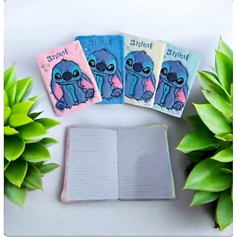 Caderno de anotações pelúcia fofa kawaii lilo stich