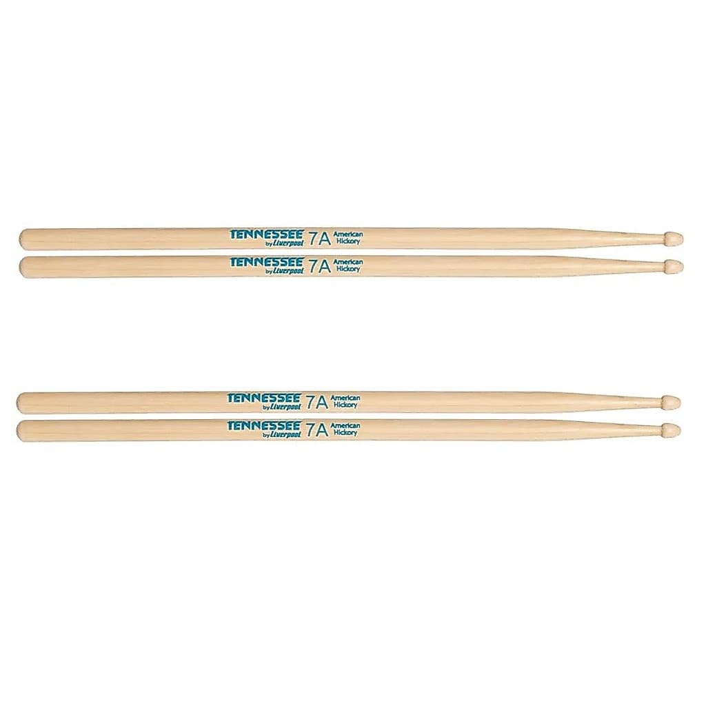 Kit 2 Baqueta Bateria Liverpool Tennessee American Hickory