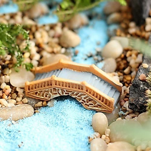 1 Ponte Decorativa Para Terrário Mini Jardim Vaso Miniatura