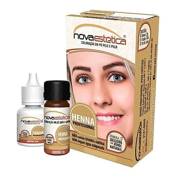Kit Henna Para Sobrancelhas - Nova Estética