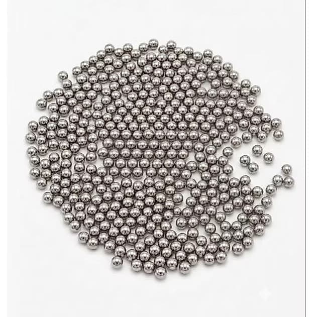 bolinha de piercing 3mm 50 unid esfera rosquear aço prata tam 3 serve ferradura trágus sobrancelha curvo labret queixo