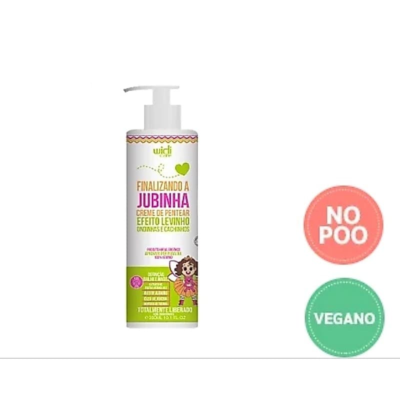 Finalizando a Jubinha Creme de Pentear Efeito Levinho Ondinhas e Cachinhos Widi Care