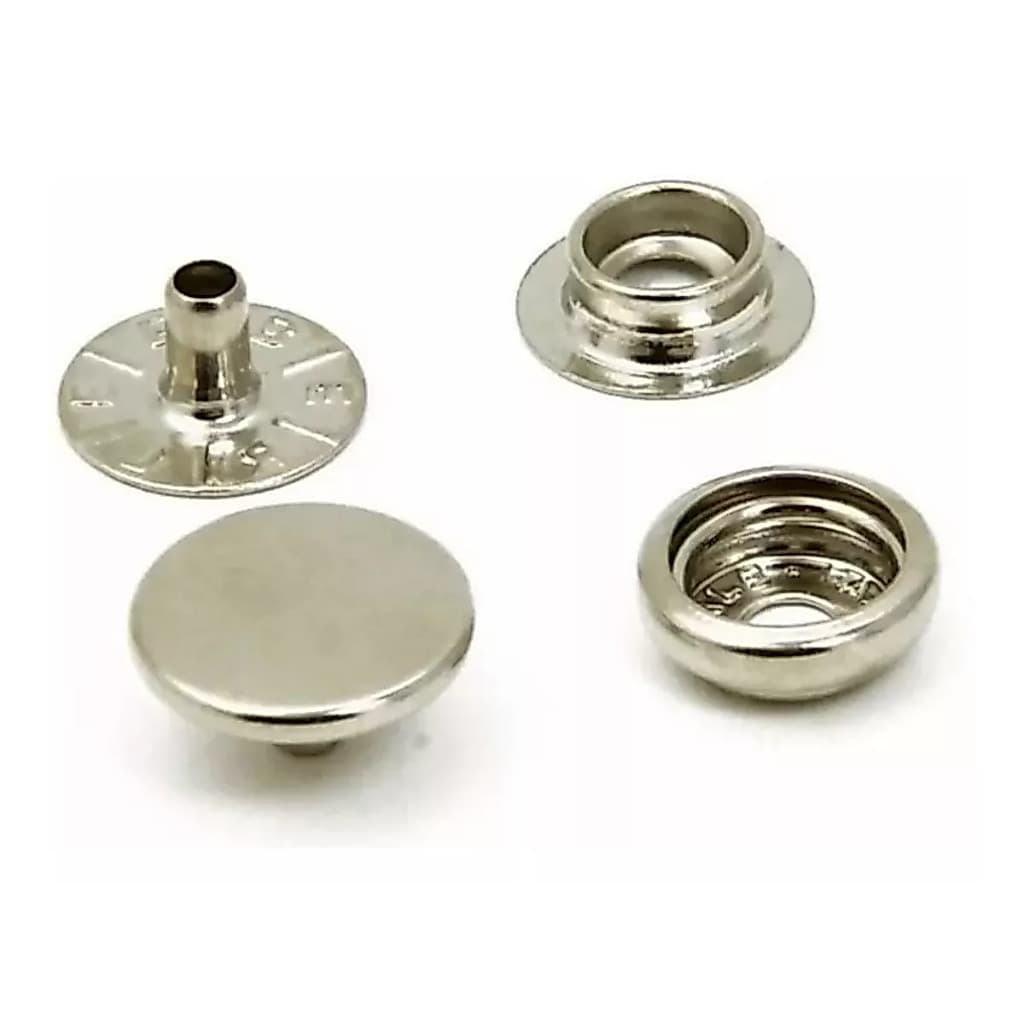 Botao de Pressão Ferro Metal Nº 80 Pacote com 25,50,70,100 kit