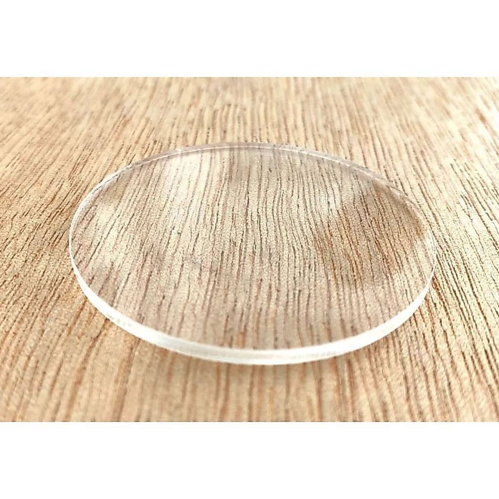 Base Redonda Personalizada Acrílico Cristal Transparente 2mm Diversas 15 Unidades