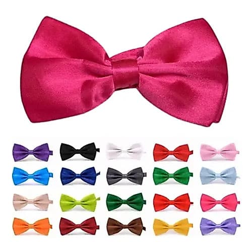 Gravata Borboleta Social 12 Cm Adulto/Infantil com Fecho e Regulador Casamento Fantasia