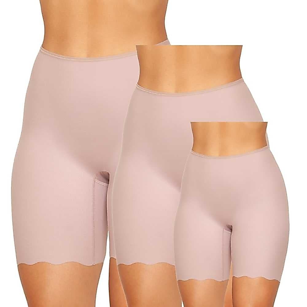 Kit 3 Calcinha Shorts Bermuda Sem Costura Laser Invisível Anagua Confortavel Segunda Pele