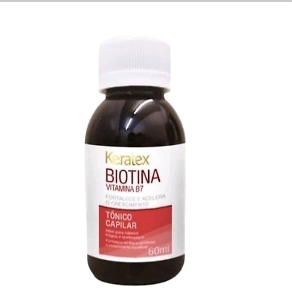 Biotina Liquida Vitamina B7 Crescimento e Fortalecimento dos Cabelos Keratex 60ml