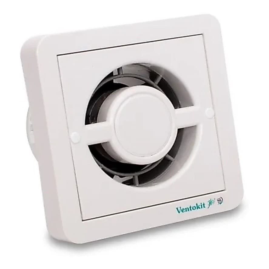Ventokit Motor Exaustor/renovador Ar C 80 A 5m² Bivolt Wdb Modelo Novo New Classic