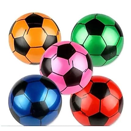 PACOTE PROMOCAO COM 50/100/150/200  Unidade Bola De Vinil Modelo Futebol 22cm Cores SORTIDO