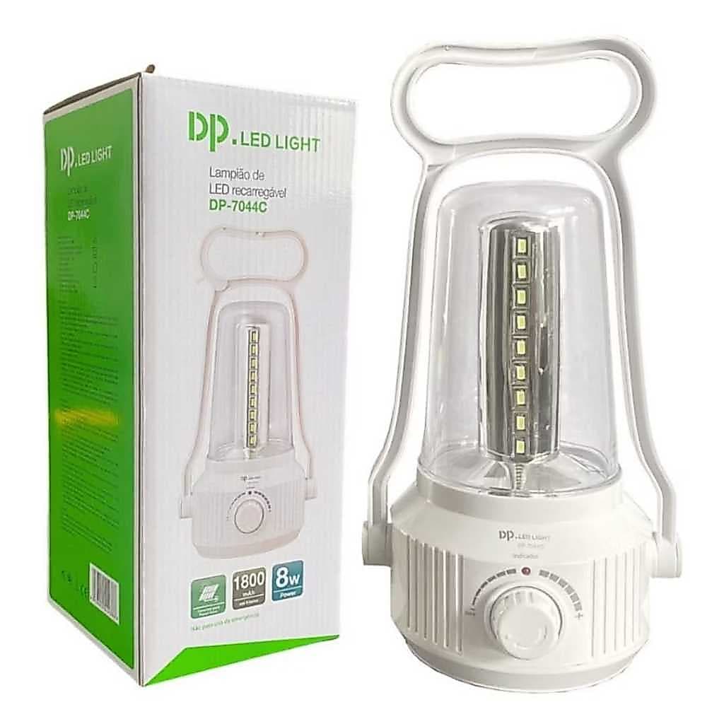 Lampião de 36 LEDs recarregável de acampamento portátil DP-7044C
