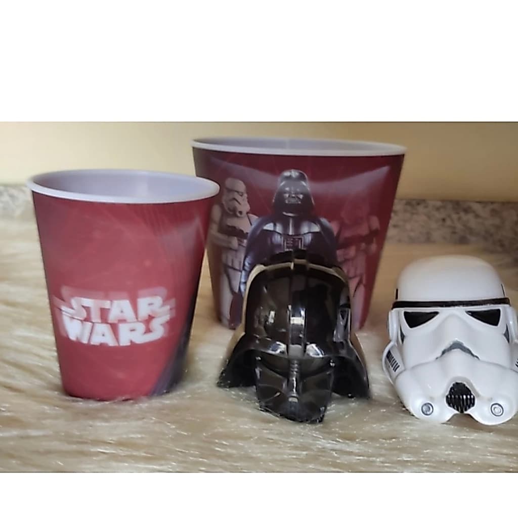Produtos para Coleção Star Wars. Produtos Especiais Star Wars. Copo, cápsula Decorativa Star Wars.