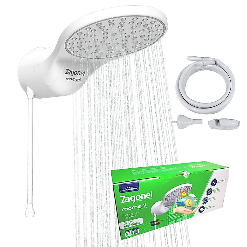 Ducha Eletrônica Potente Aquecimento Moment Zagonel