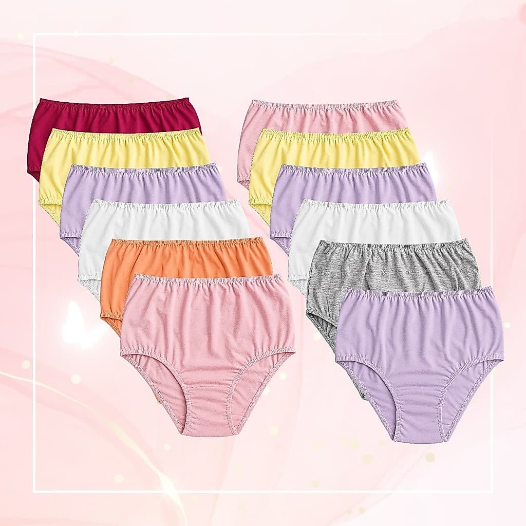 Kit 12 Calcinha Calçola Plus Size Algodão Senhoras Molde alto confortável veste bem e não incomoda