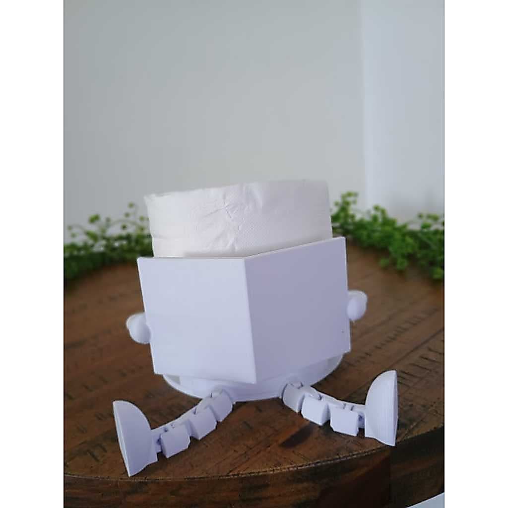Porta Papel Higiênico Decorativo Lendo Livro | Design Criativo e Moderno