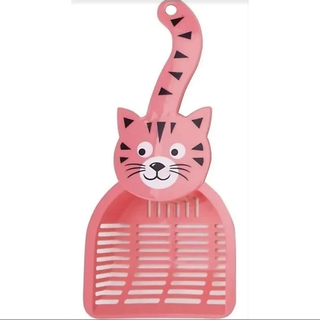 Pá Coletora Higiênica Modelo Gato 27x12,5x3cm