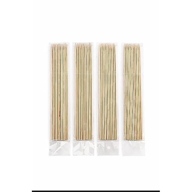 Kit Palito de Bambu Profissional para Penteados (20 Unidades) | Divisão de Mechas, Tranças e Coques