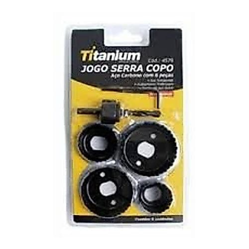 Jogo Serra Copo 6 Peças Titanium - CX 10 Pcs Titanium