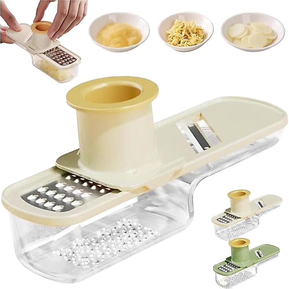 Mini Triturador de Alho Multifuncional, Mandoline para Legumes, Cortador de Legumes com Processador de Alimentos para Co