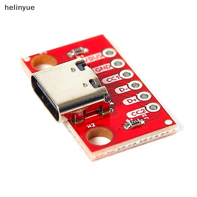 1Pc USB 3.1 Tipo C Conector 16 Pinos Fêmea Soet Receptáculo Adaptador Para Cabo De Fio De Solda Suporte Placa PCB