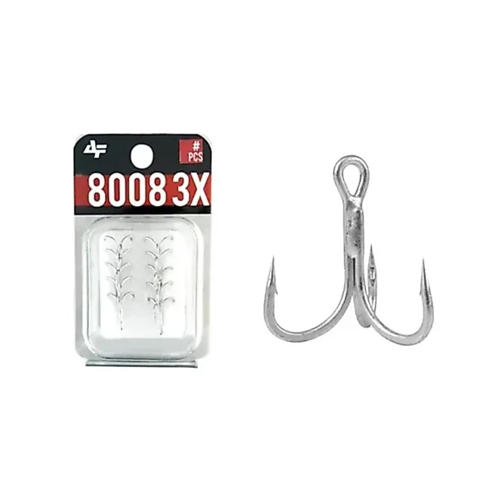 Anzol Garateia Reforçada  8008     3x Aço Carbono Reforçado Albatroz Fishing