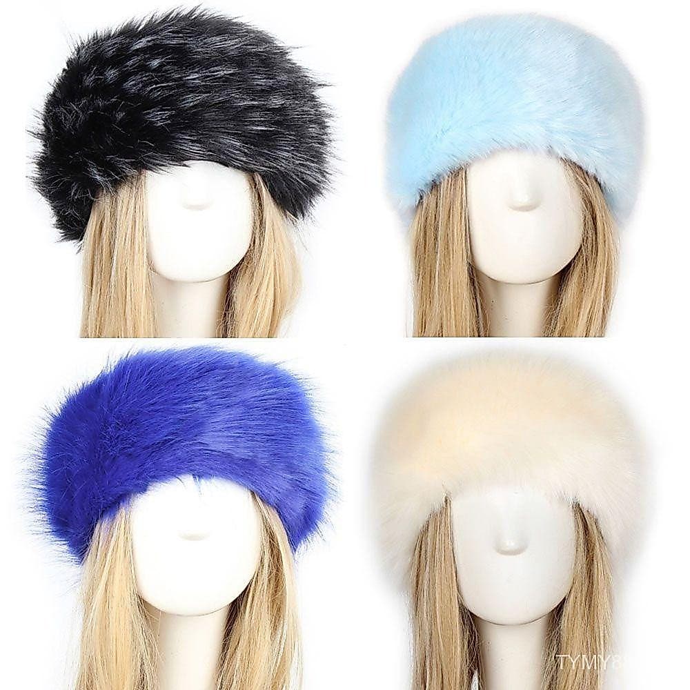 Chapéu de Inverno Feminino Russo Fofo à Prova de Neve com Proteção para as Orelhas