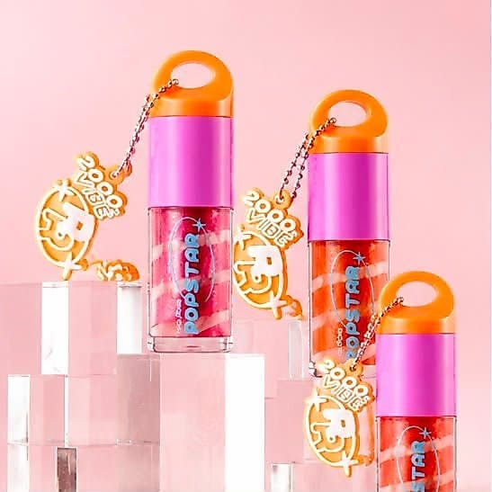 Gloss Labial Ruby Rose Popstar Party Time | Brilho Intenso e Conforto