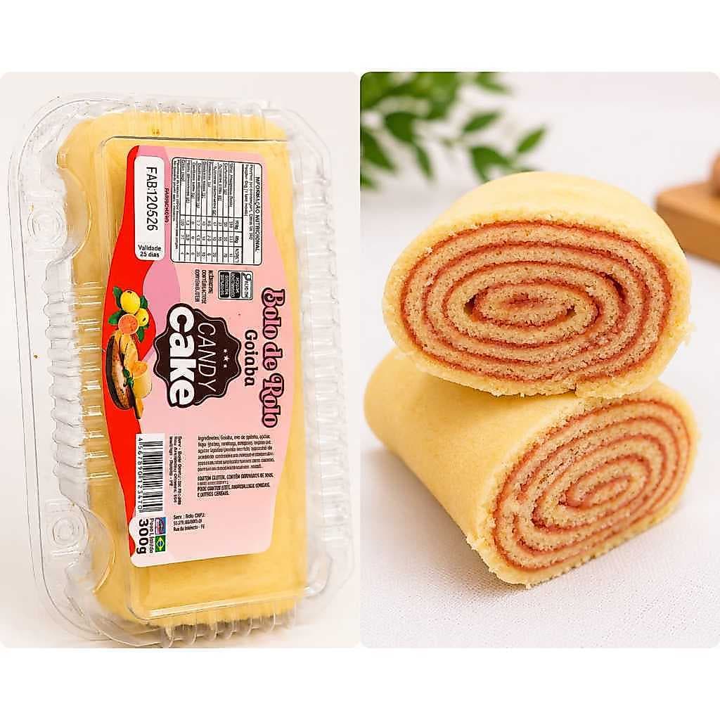 kit Bolo de Rolo Pernambucano tradicional goiabada. Candy cake  (1, 2, 3 ou 4 Unidades de 300g)