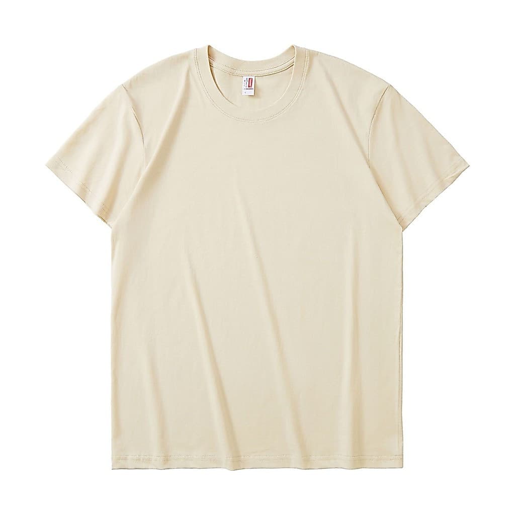 Camiseta Masculina de Verão de Manga Curta em Algodão, Cor Sólida, Corte Solto, Tamanho Grande, Estampada NDXT J4KL NMYY