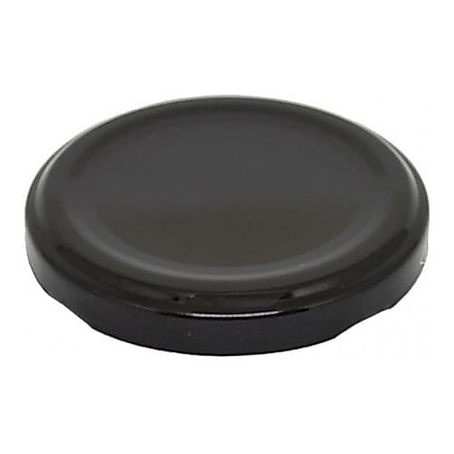 25 Tampas de Metal Para Vidro De Conserva Preta - 74mm Palmito - Doces - Compotas - Pimenta - Azeitona